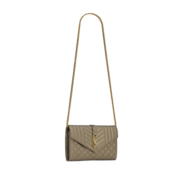 ***RESERVED! ***SOLD OFF OF PLATFORM! Saint Laurent Envelope Triquilt YSL WOC - Picture 12 of 16